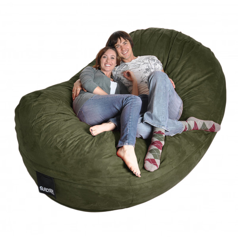 Ebern Designs Microfiber Bean Bag Sofa & Reviews Wayfair